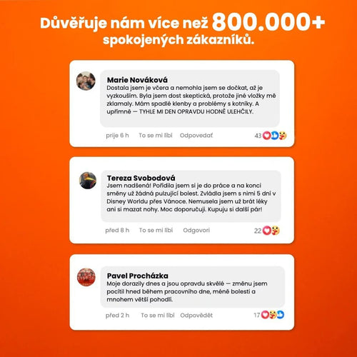 Dětské masážní vložky | Ortophex™