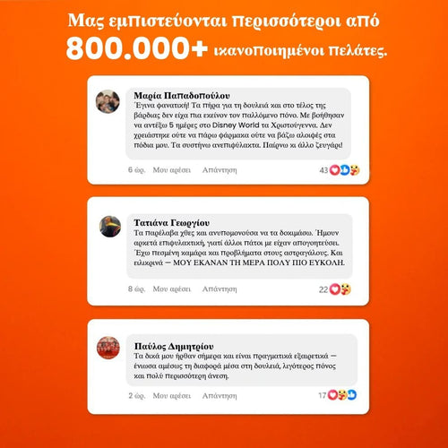 Ορθοπεδικοί πάτοι ποδιών | Ortophex™